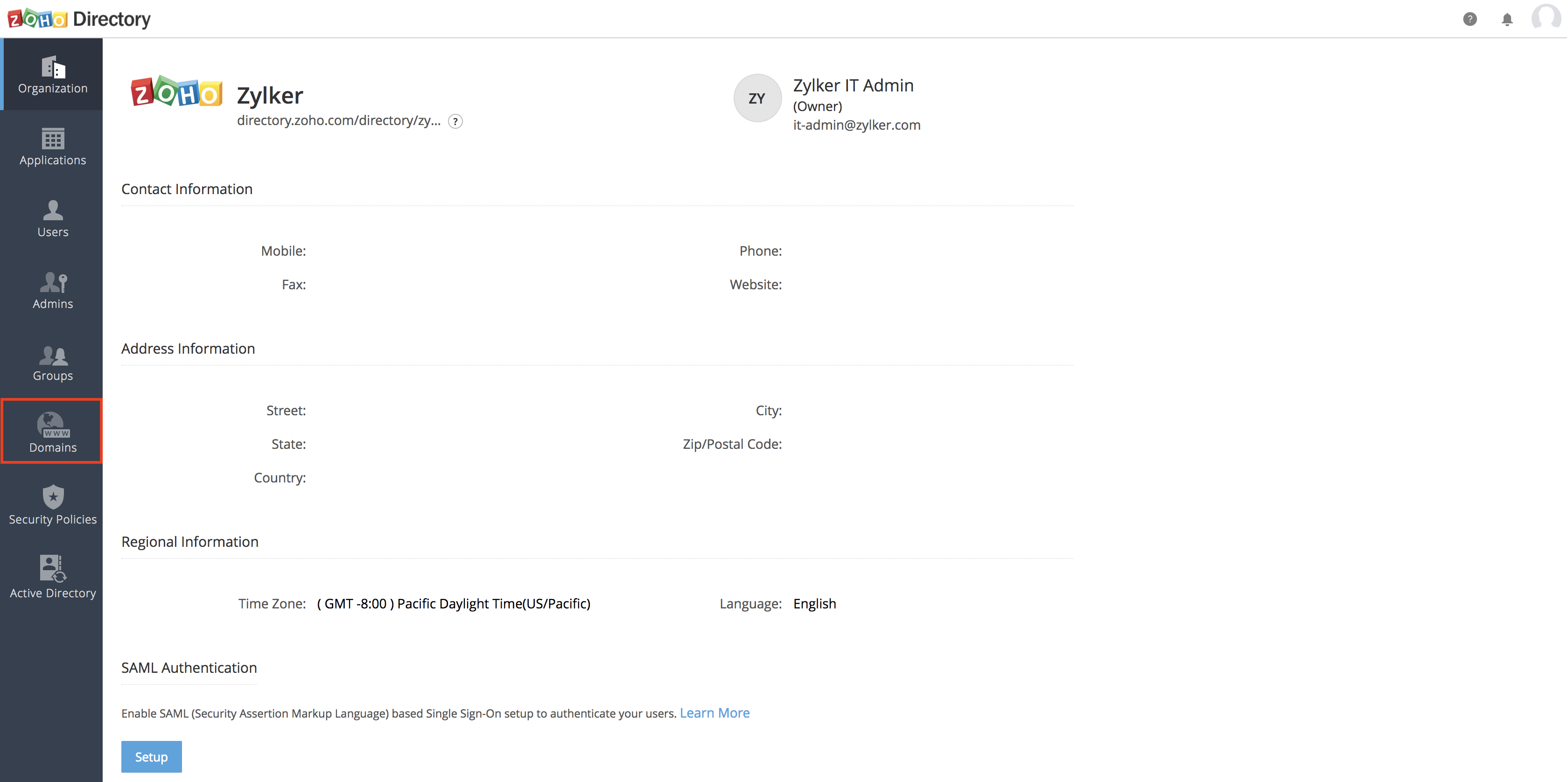 Microsoft Active Directory Integration Step 2