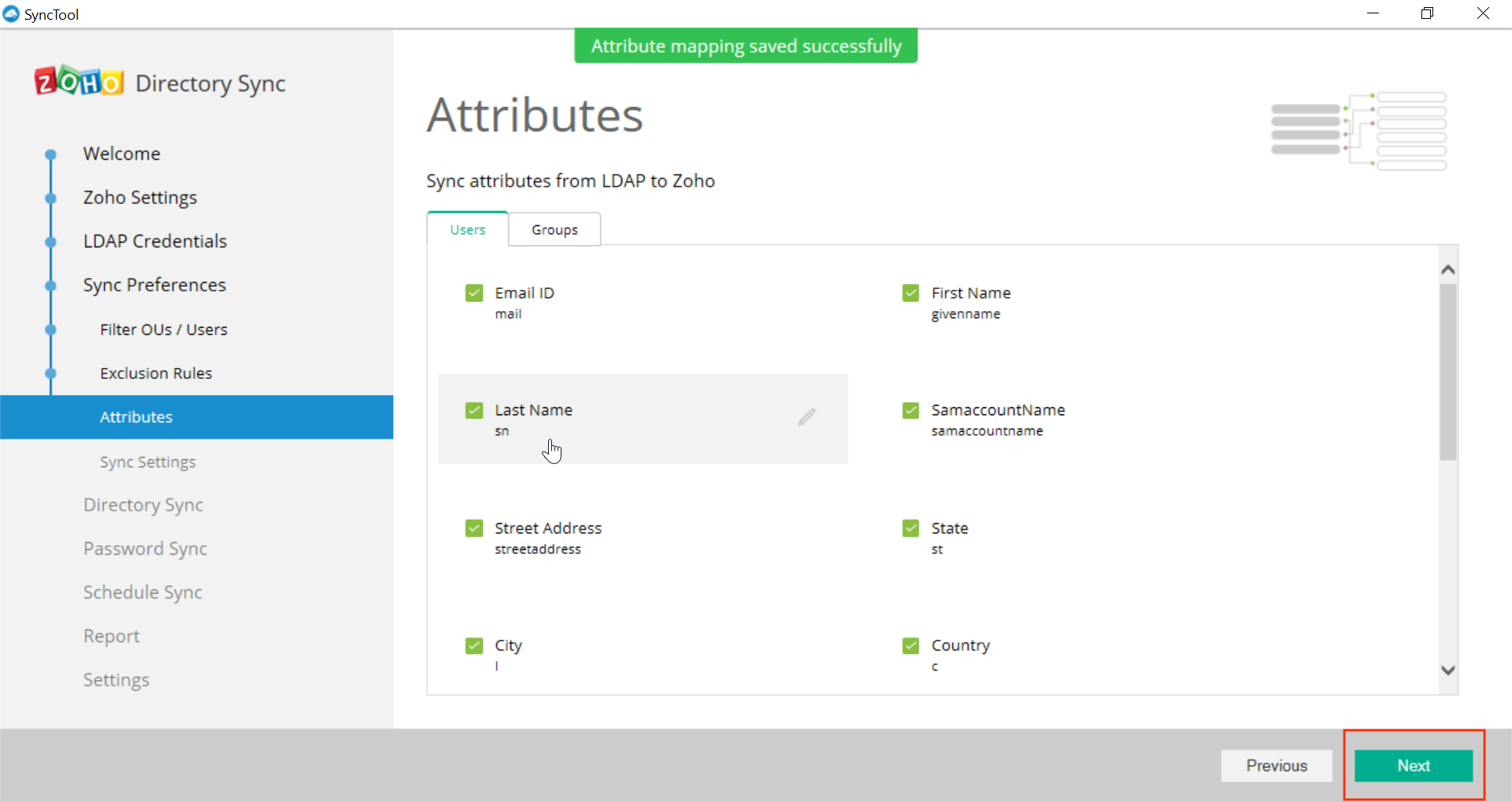 Microsoft Active Directory Integration Step 30