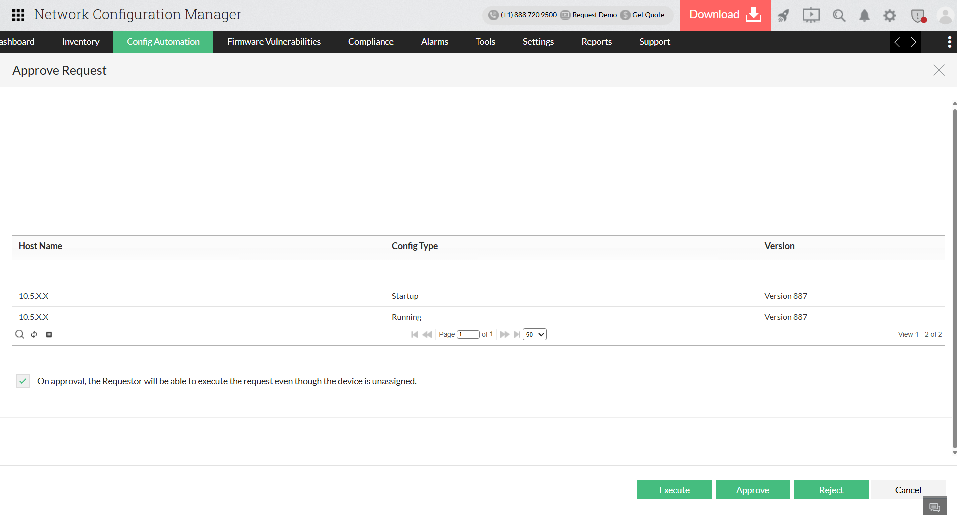 Restrict access to admins who handle backup operations - ManageEngine Network Configuration Manager