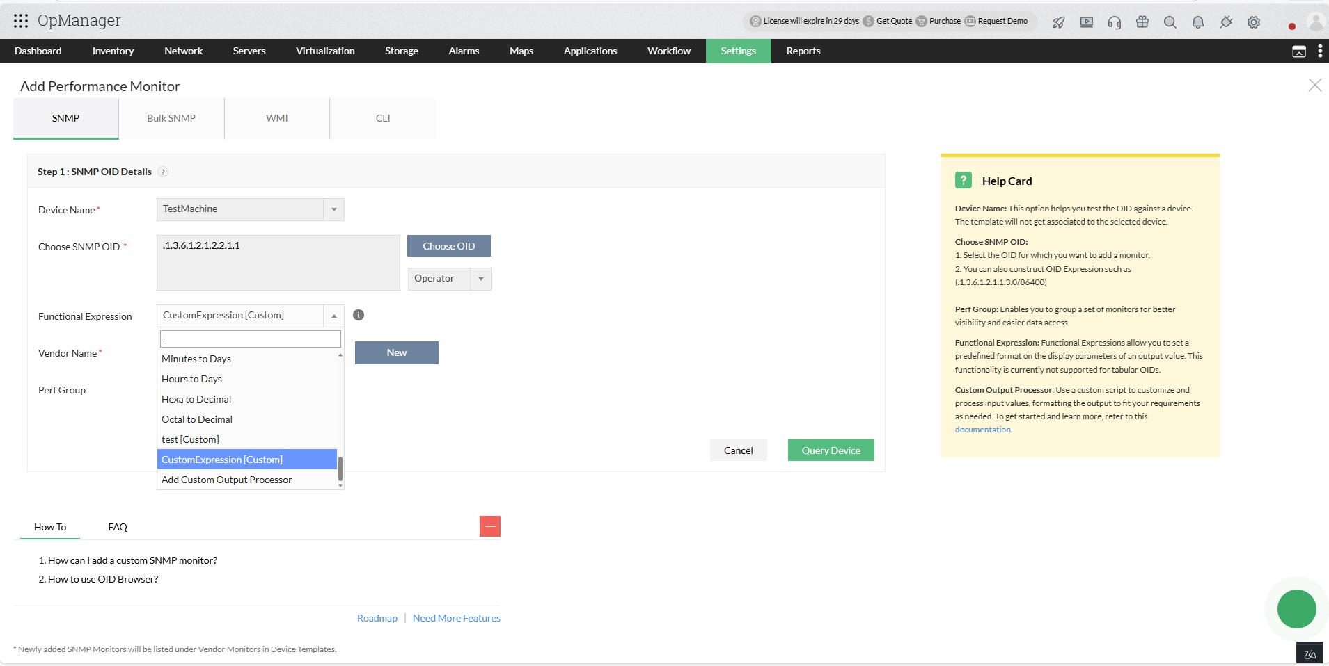 Custom Output Processor ManageEngine OpManager: Custom Output Processor