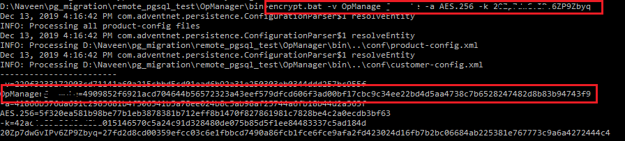 Migrating OpManager Database: Run DBConfiguration.bat