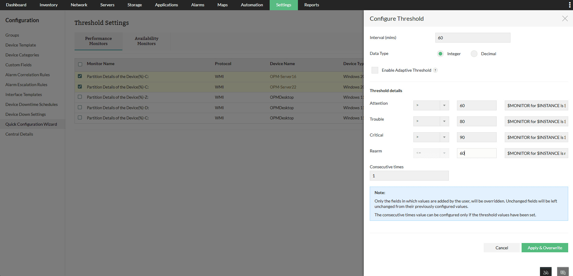 configure-threshold configure-threshold