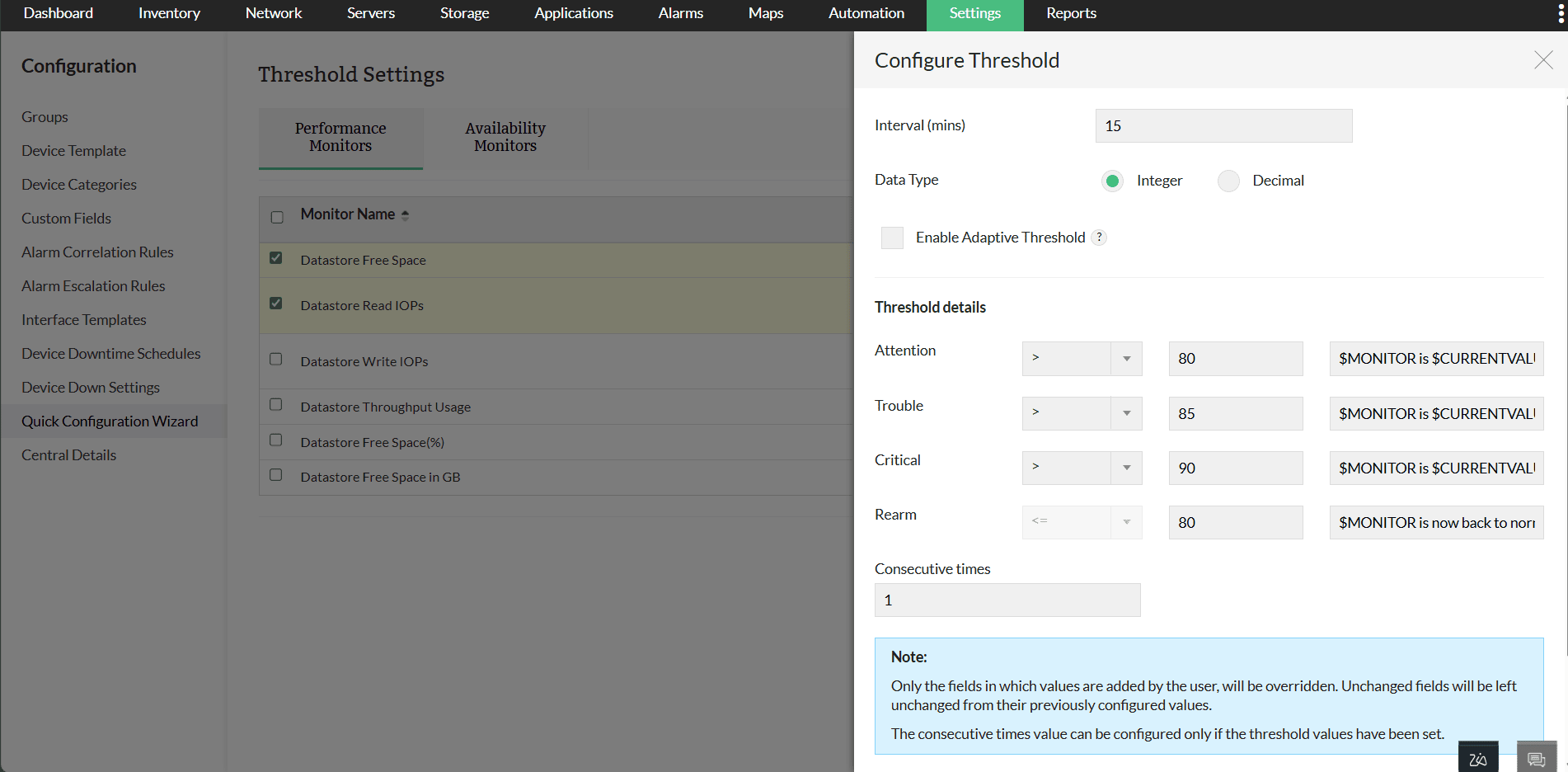 configure-threshold configure-threshold