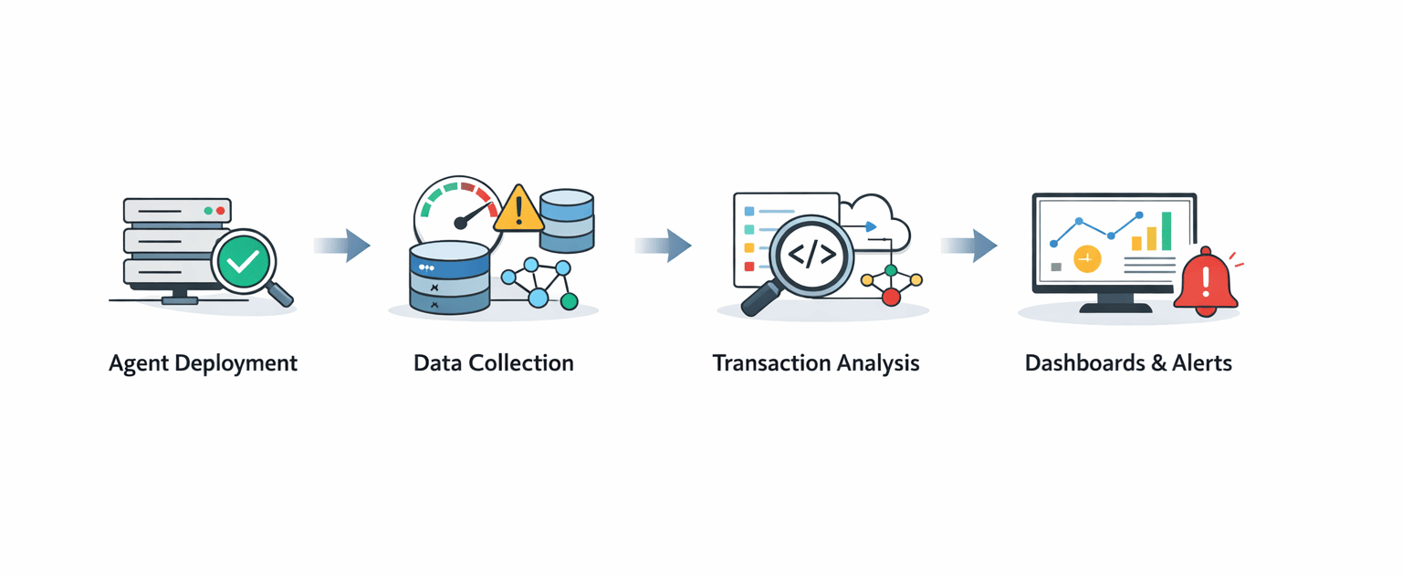 Getting started with APM Insight: APM Insight working