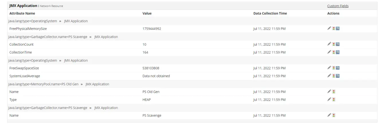 Monitor JMX - ManageEngine Applications Manager