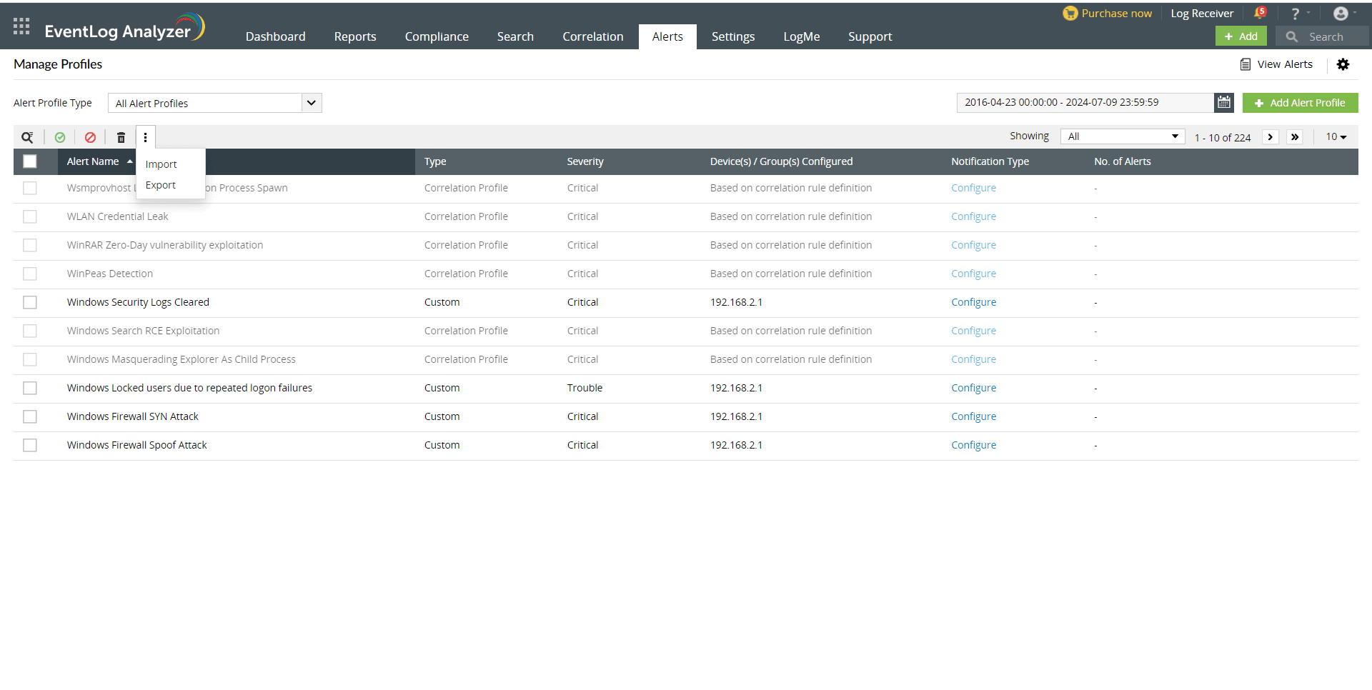 import-alert-profiles