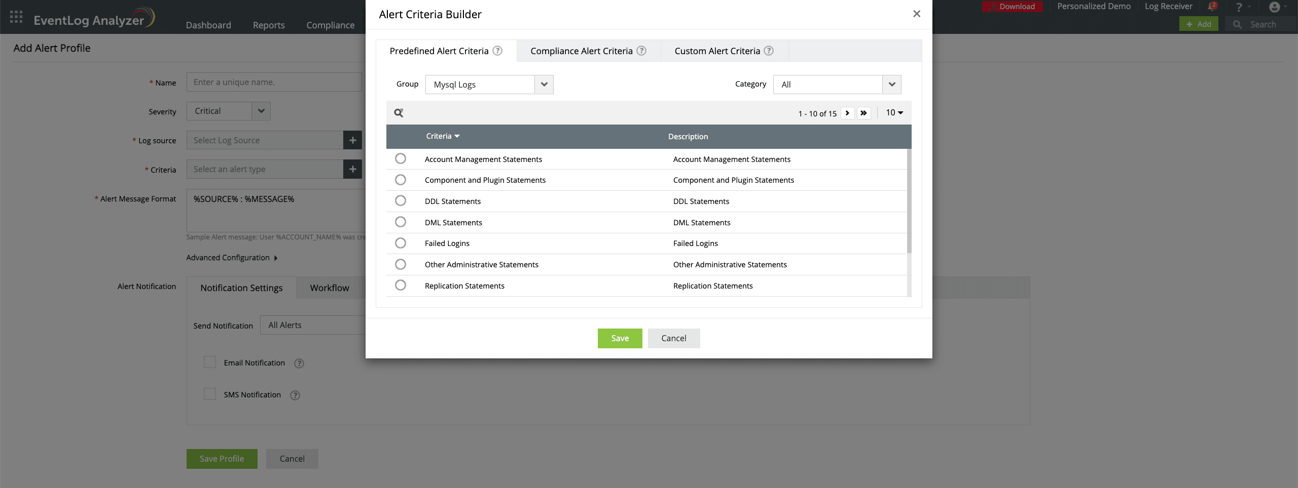 Real-time alerts for instant database security