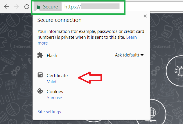 Security settings in Firewall Analyzer: Secure Connection