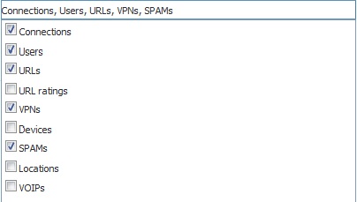 SonicWALL IPFIX receive dynamic flow