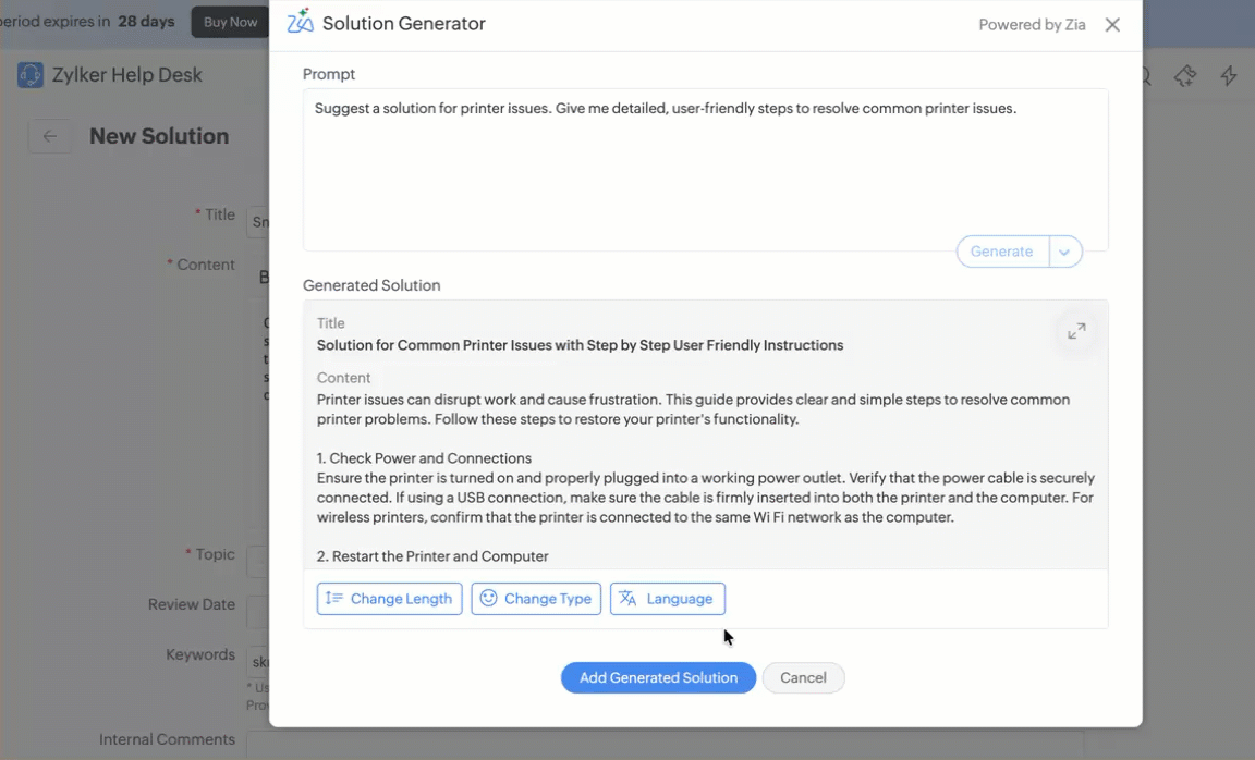 Generate Multi-Language Solutions