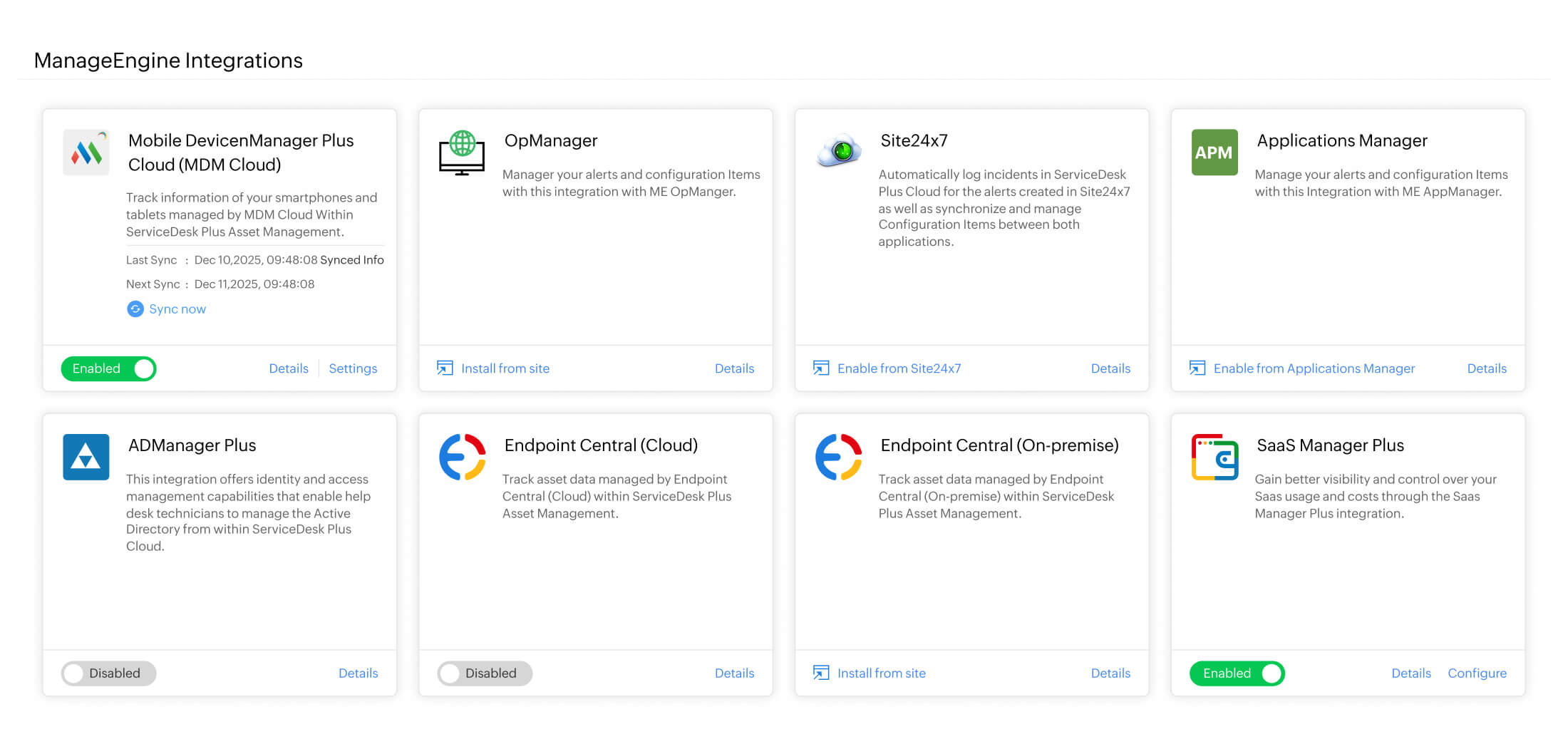 Unified ITSM and SaaS management ecosystem