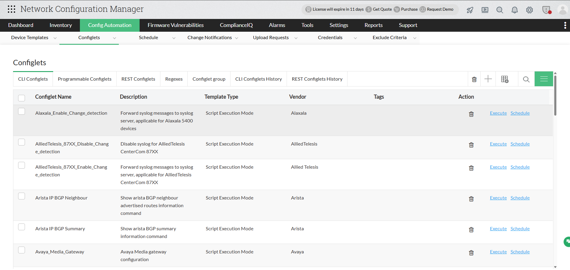 Huawei Automation Configure Huawei Router - ManageEngine Network Configuration Manager