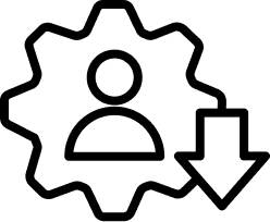 Cuts back the user account management workload by 50%