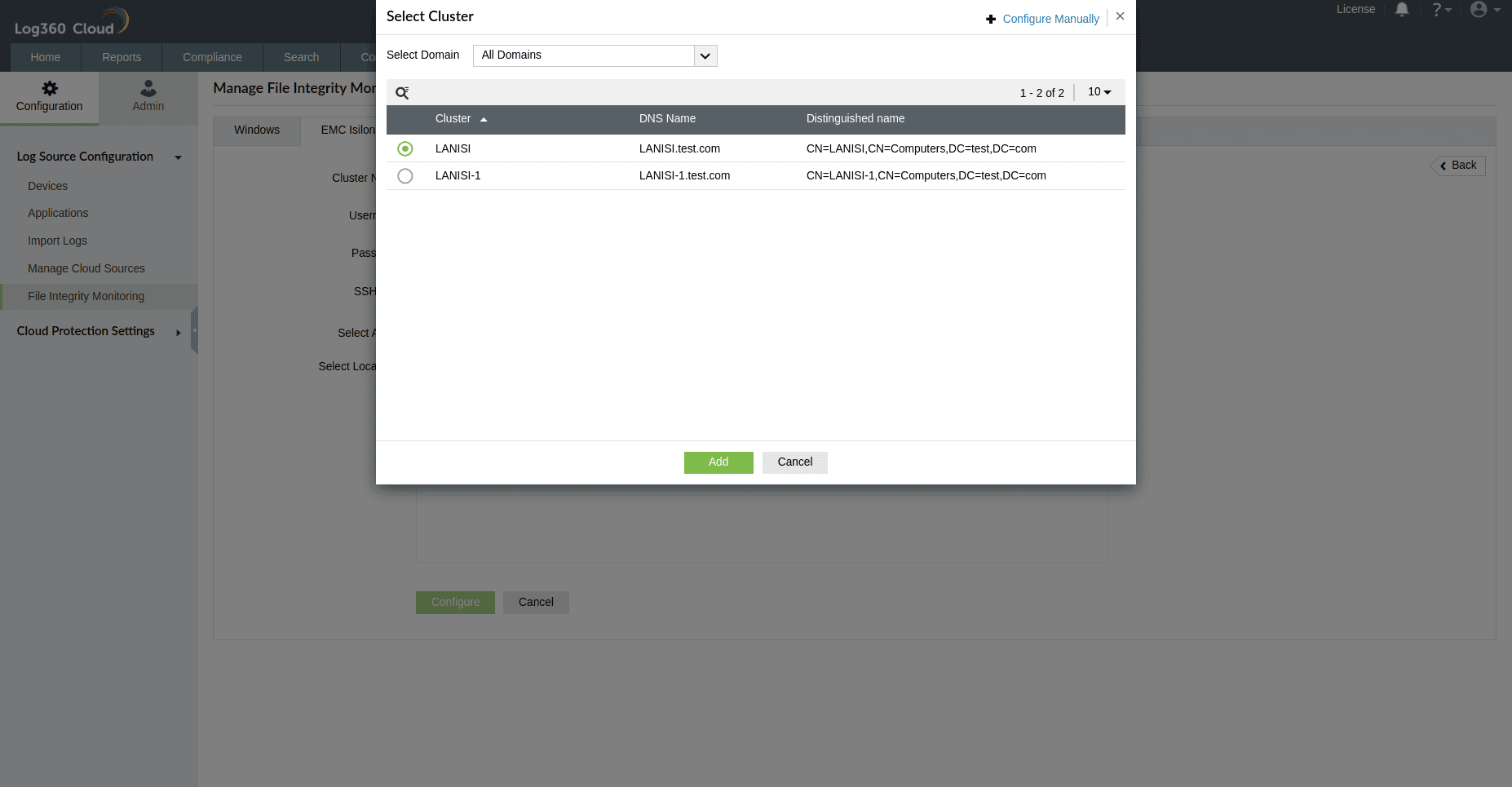 EMC Isilon file monitoring