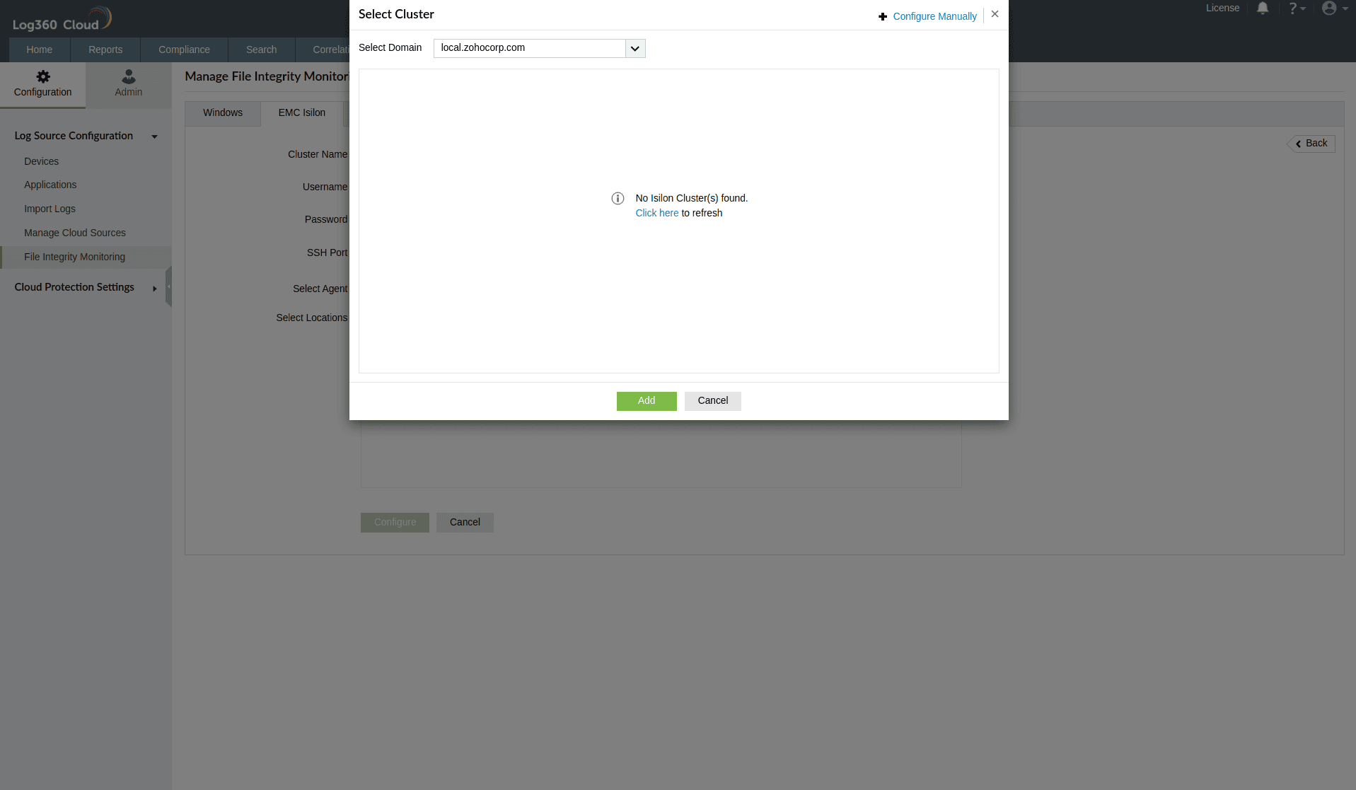 EMC Isilon file monitoring