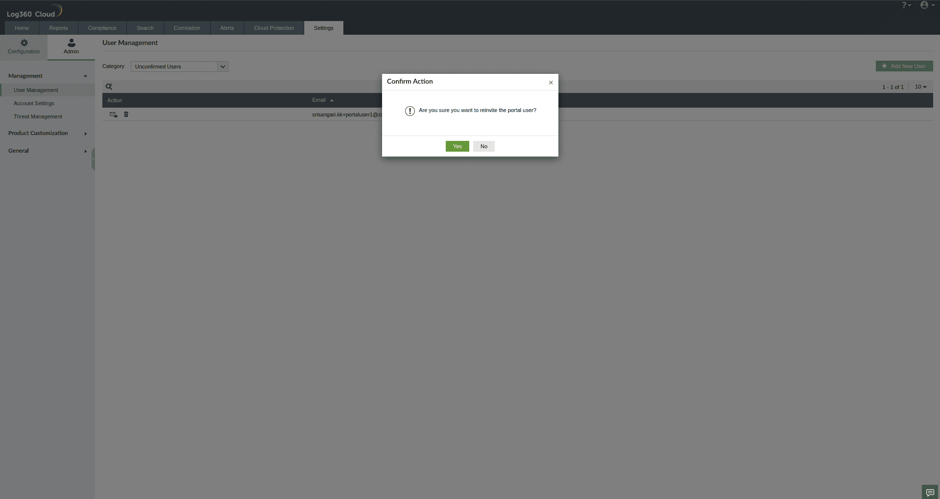 Portal User Management