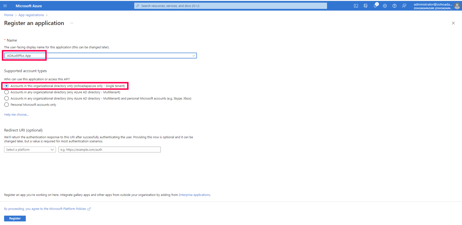 Unterstützte Kontotypen