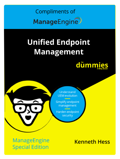 ManageEngine Special Edition Unified Endpoint Management For Dummies