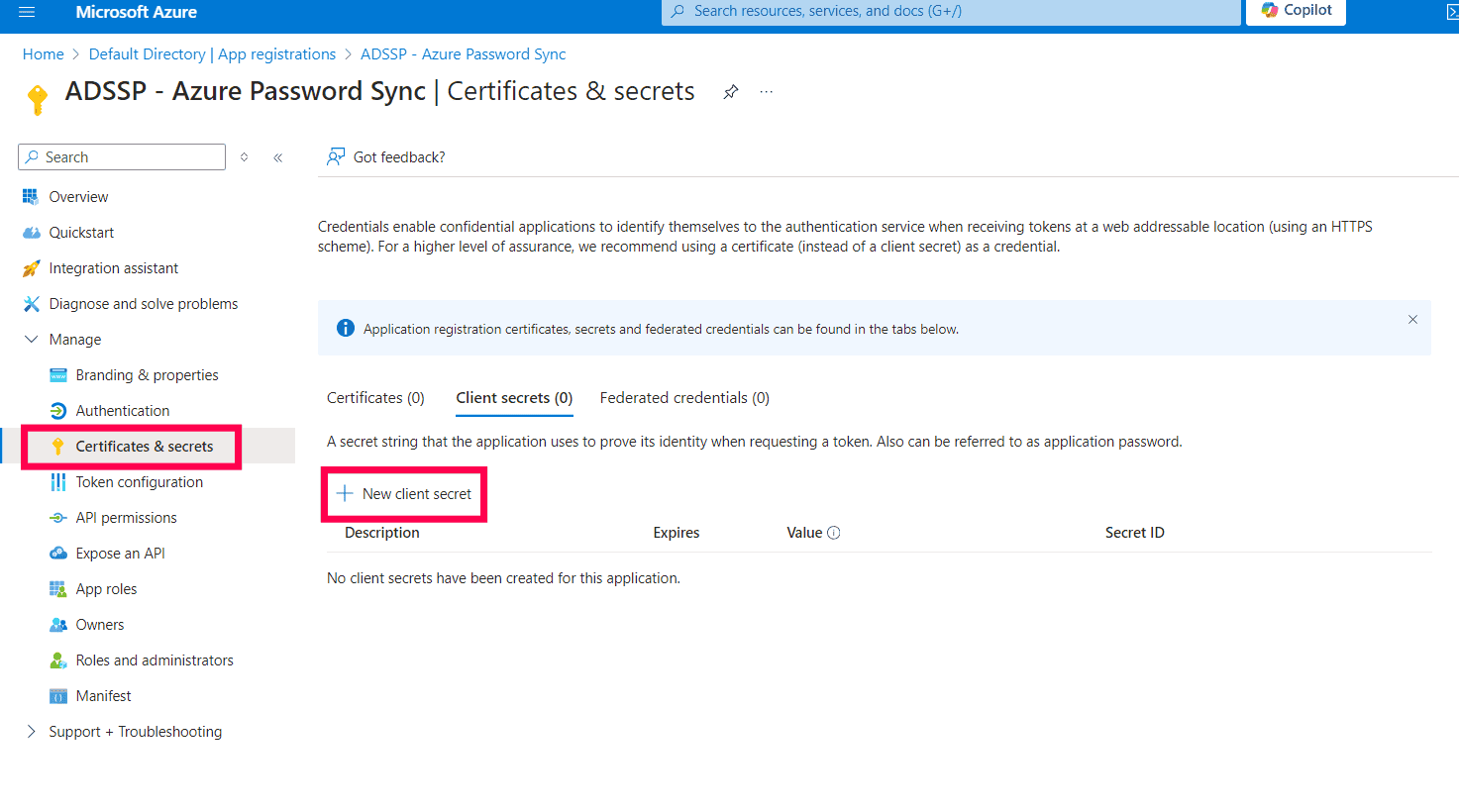 Passwortsynchronisierung mit Microsoft 365/Azure
