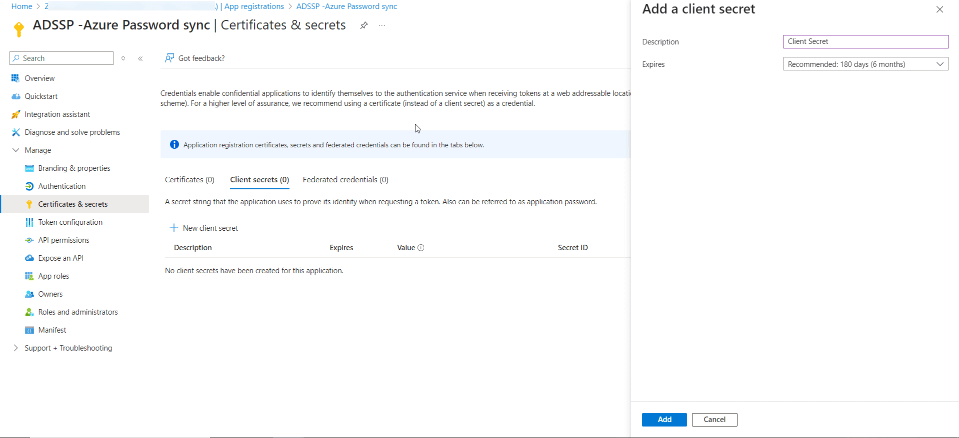 Passwortsynchronisierung mit Microsoft 365/Azure