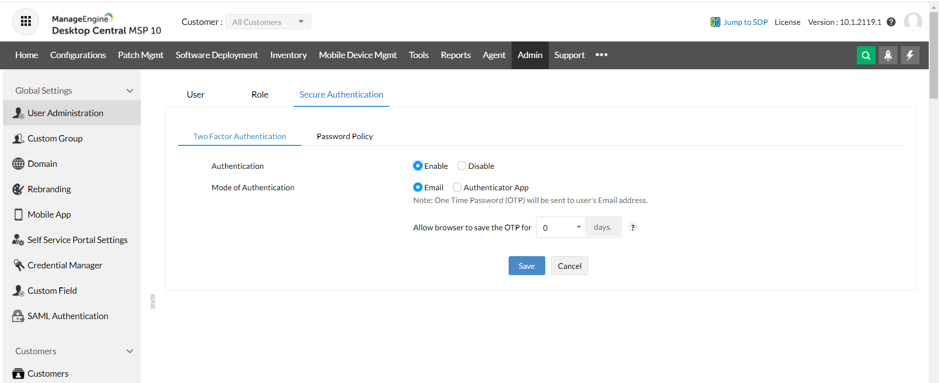 msp-troubleshoot-tfa