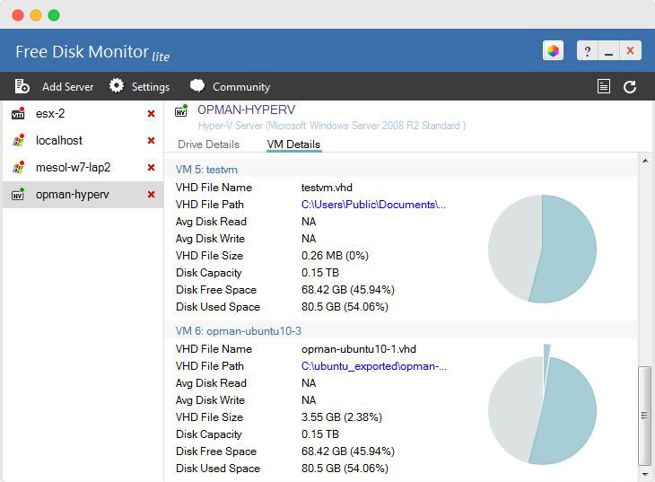 Disk Monitor Lite Free Download Disk Space Utilization Monitor