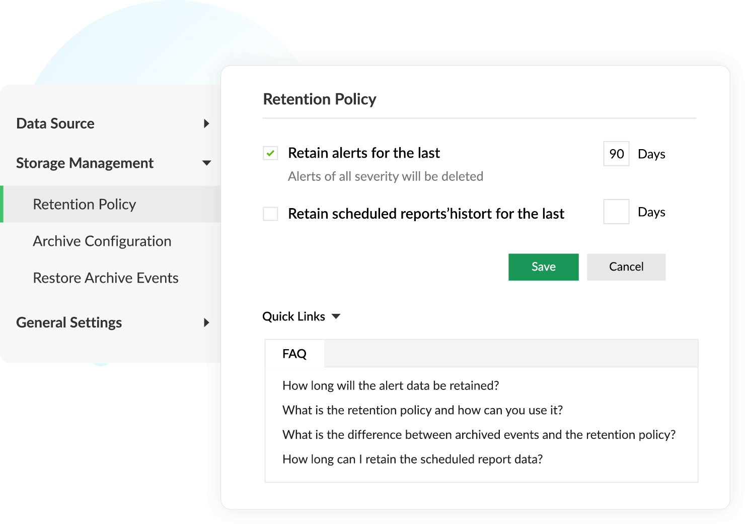 Sikker opbevaring af filer