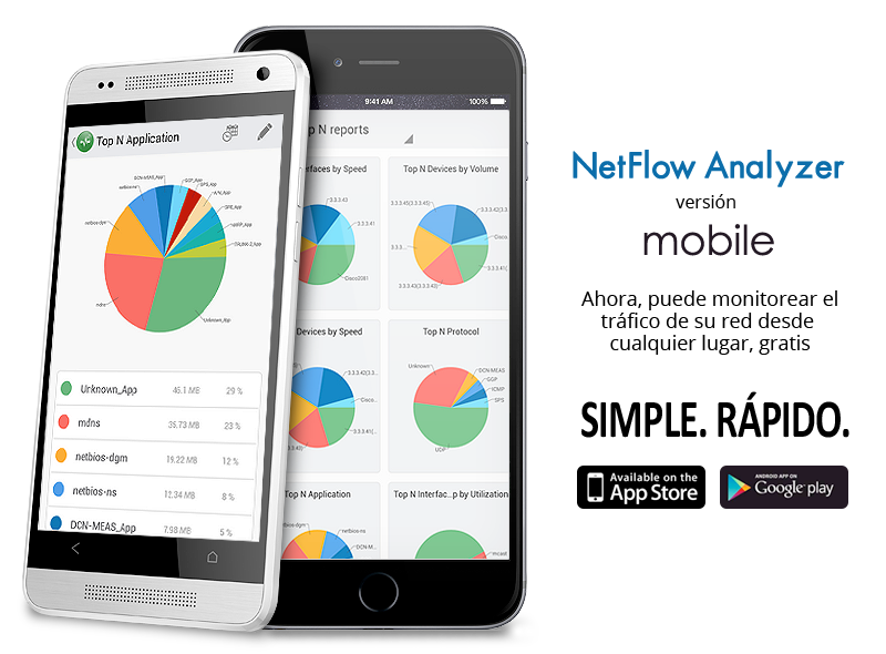 NetFlow Analyzer iOS app and Android app
