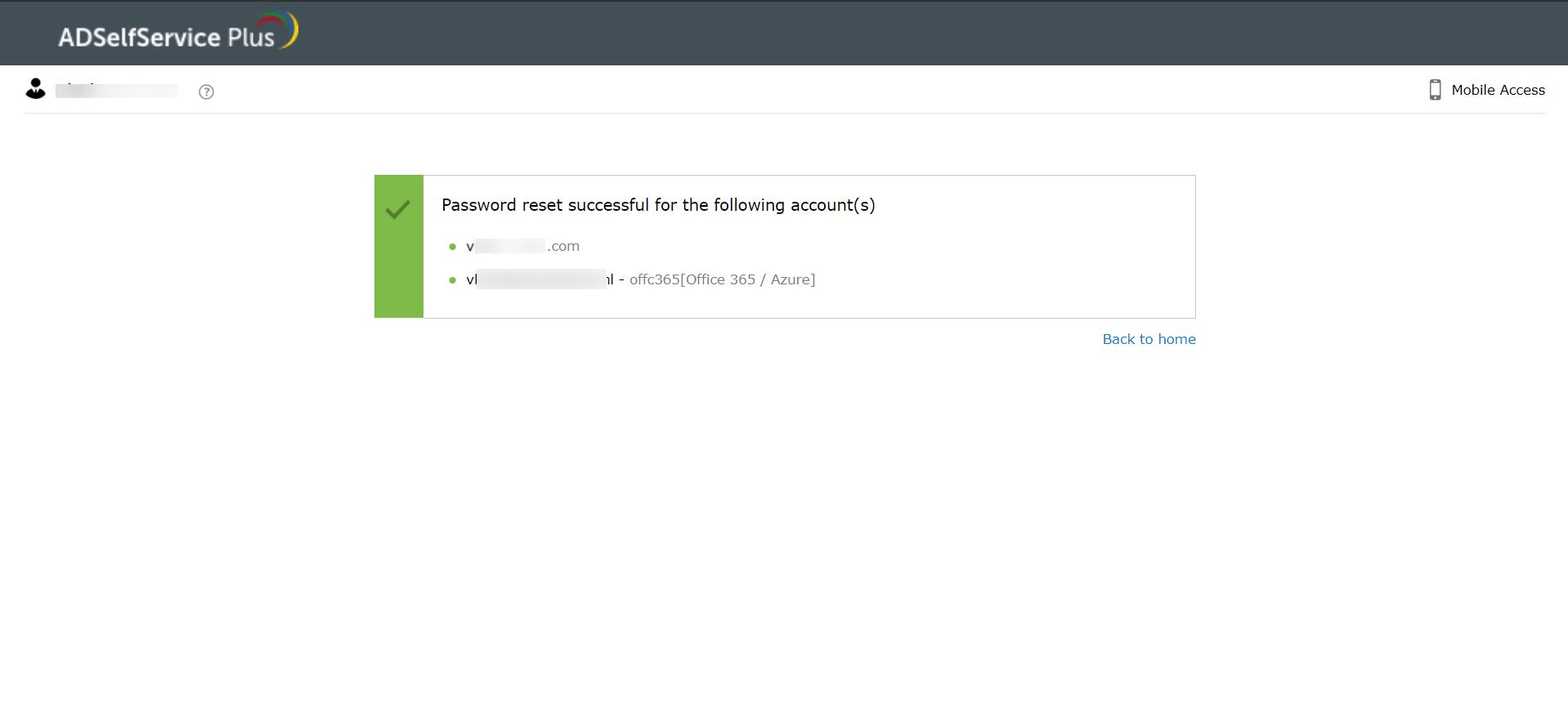 Office 365 password reset Native method vs ADSelfService Plus