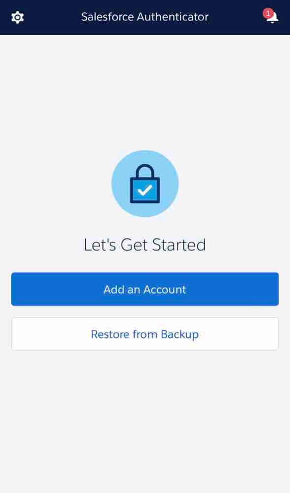Configuring Salesforce Authenticator for identity verification