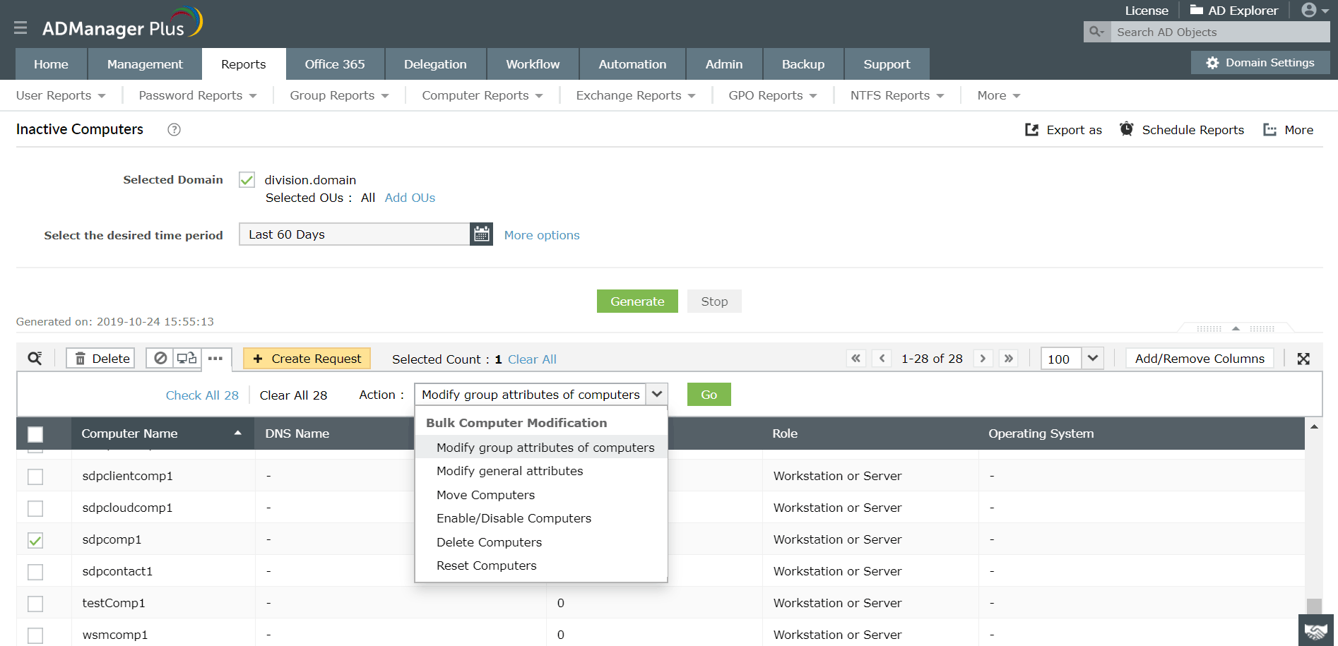 Inactive Computer Accounts List
