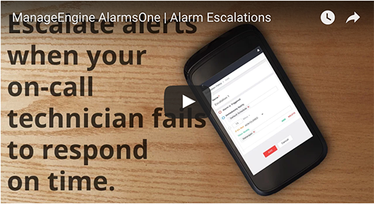 Miniatura video escalamiento de alertas de TI en AlarmsOne