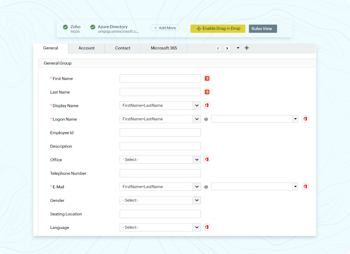 Dashboard de constructor inteligente con Identity360