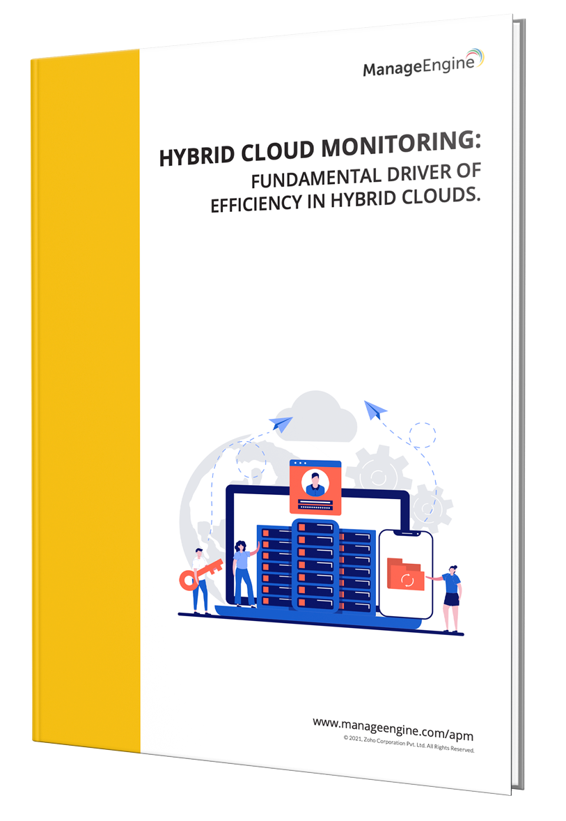 Ebook: Monitoreo de nube híbrida de Applications Manager