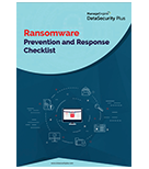 Infografía: Lista de control para la prevención y respuesta ante ransomware