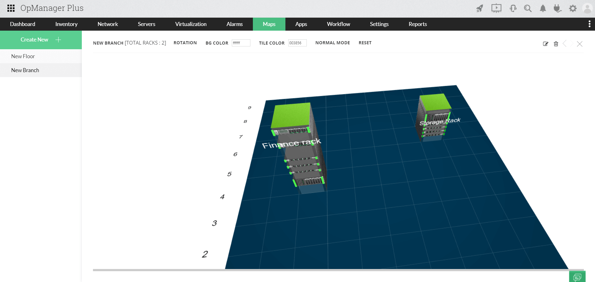 DCIM software - ManageEngine OpManager Plus