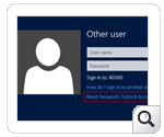 Self service password GINA de Windows/proveedor de credenciales: