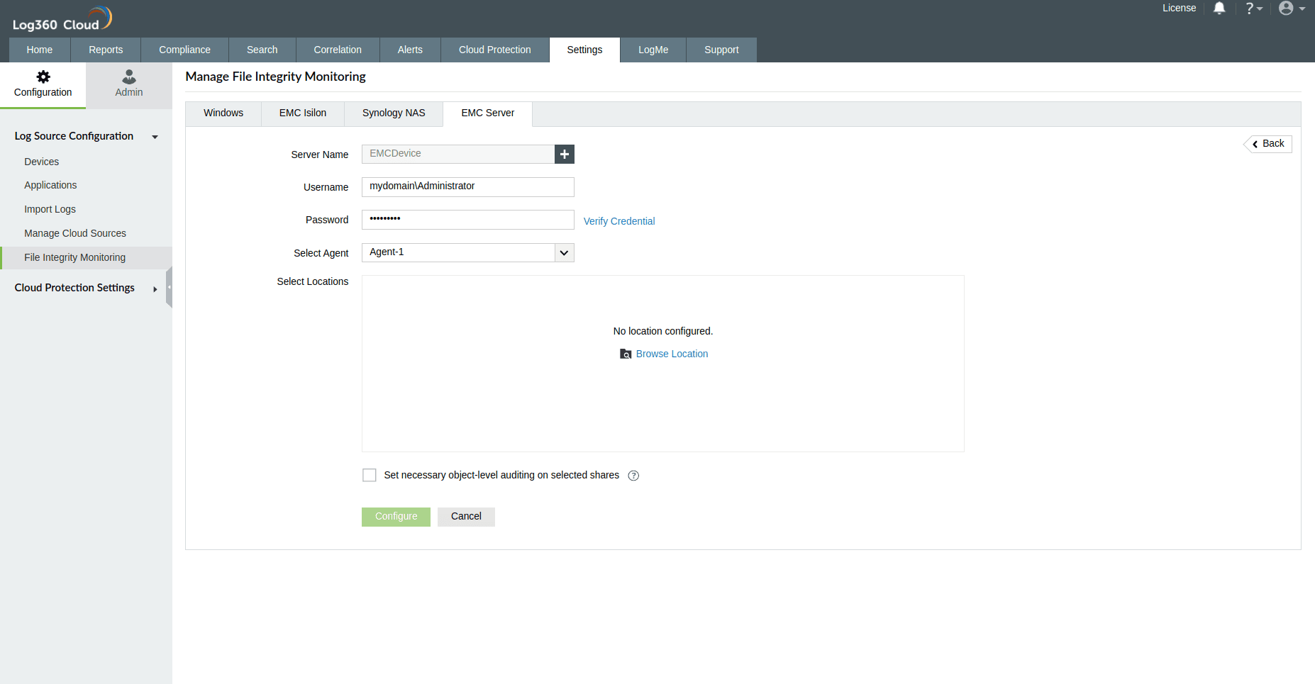EMC CIFS server auditing