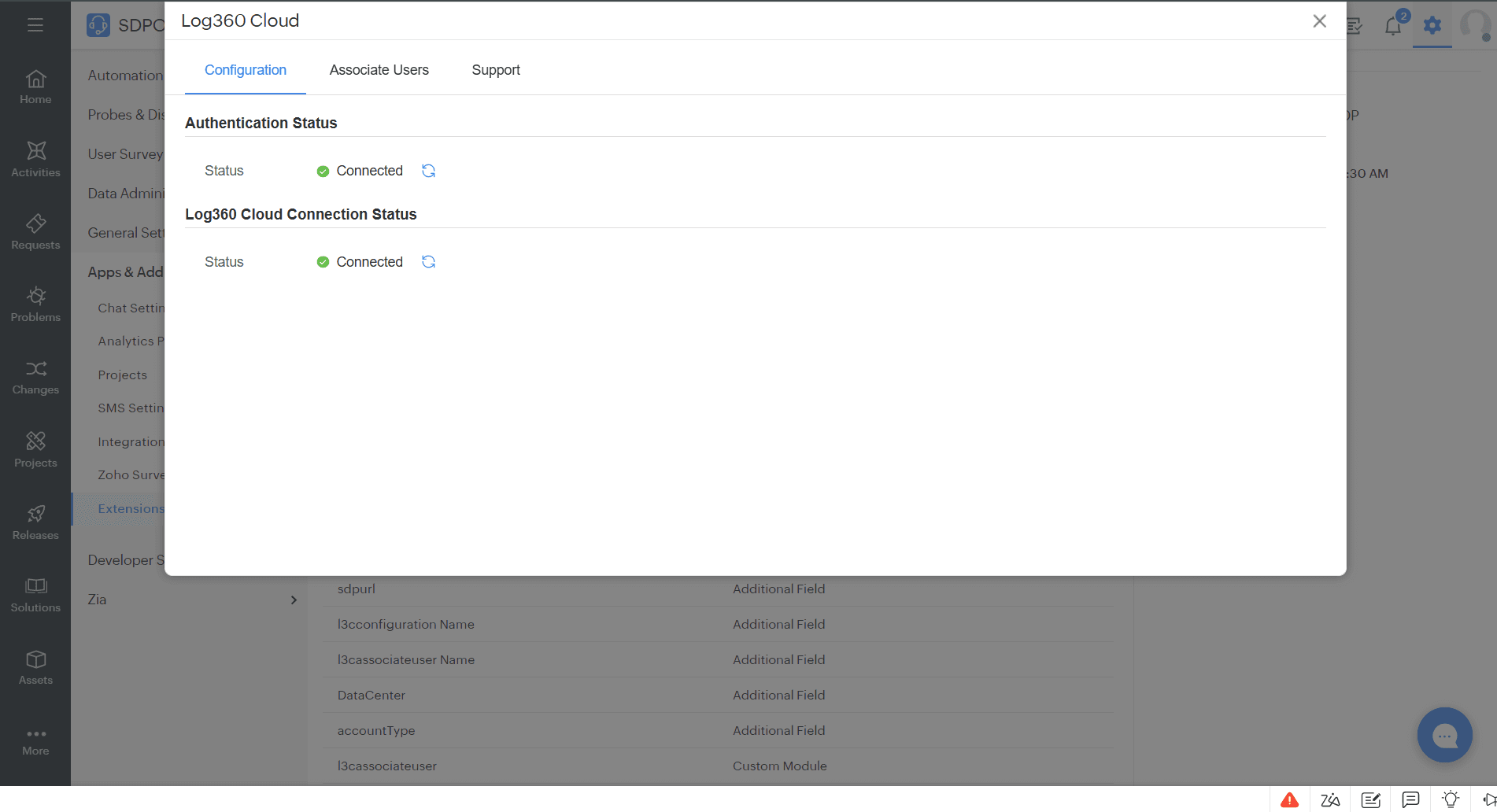 ManageEngine ServiceDesk Plus On-Demand Integration