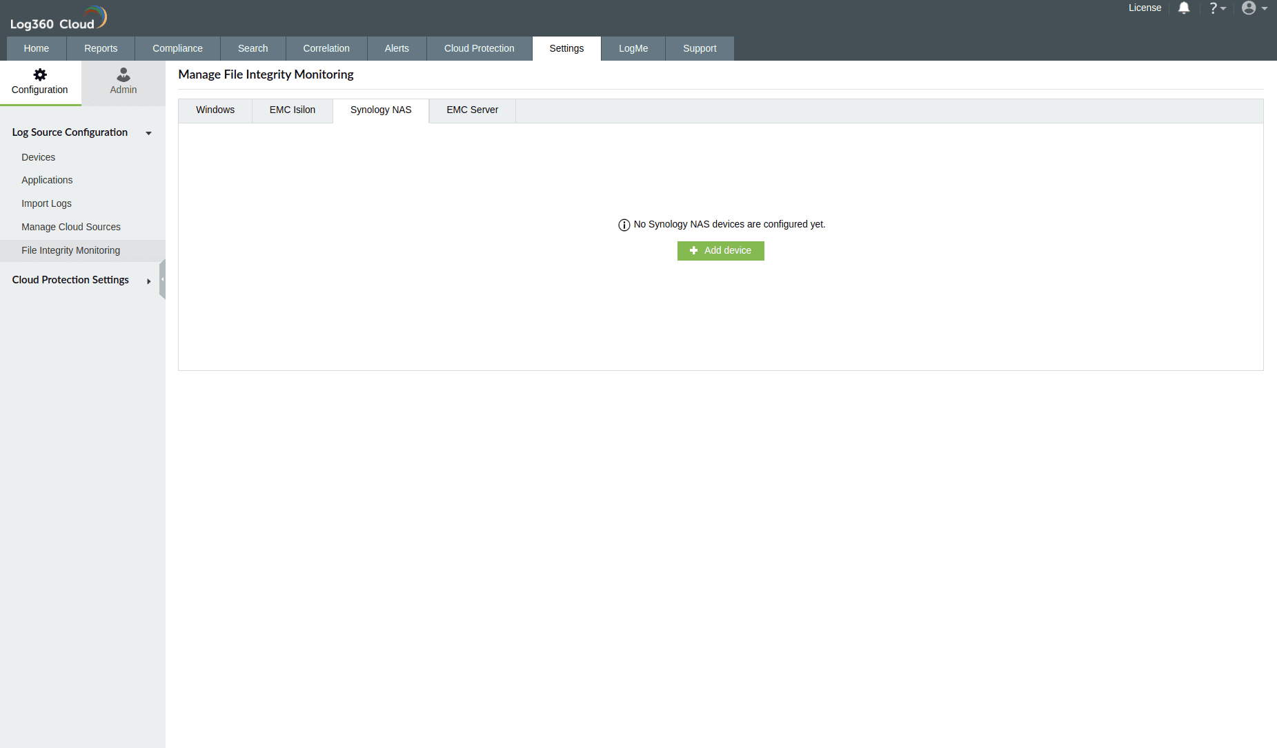 Synology NAS file monitoring