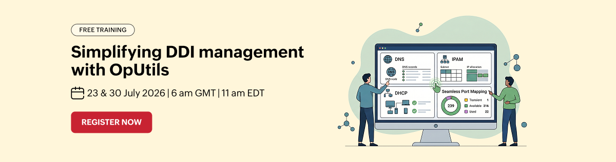 Free Training - ManageEngine OpUtils