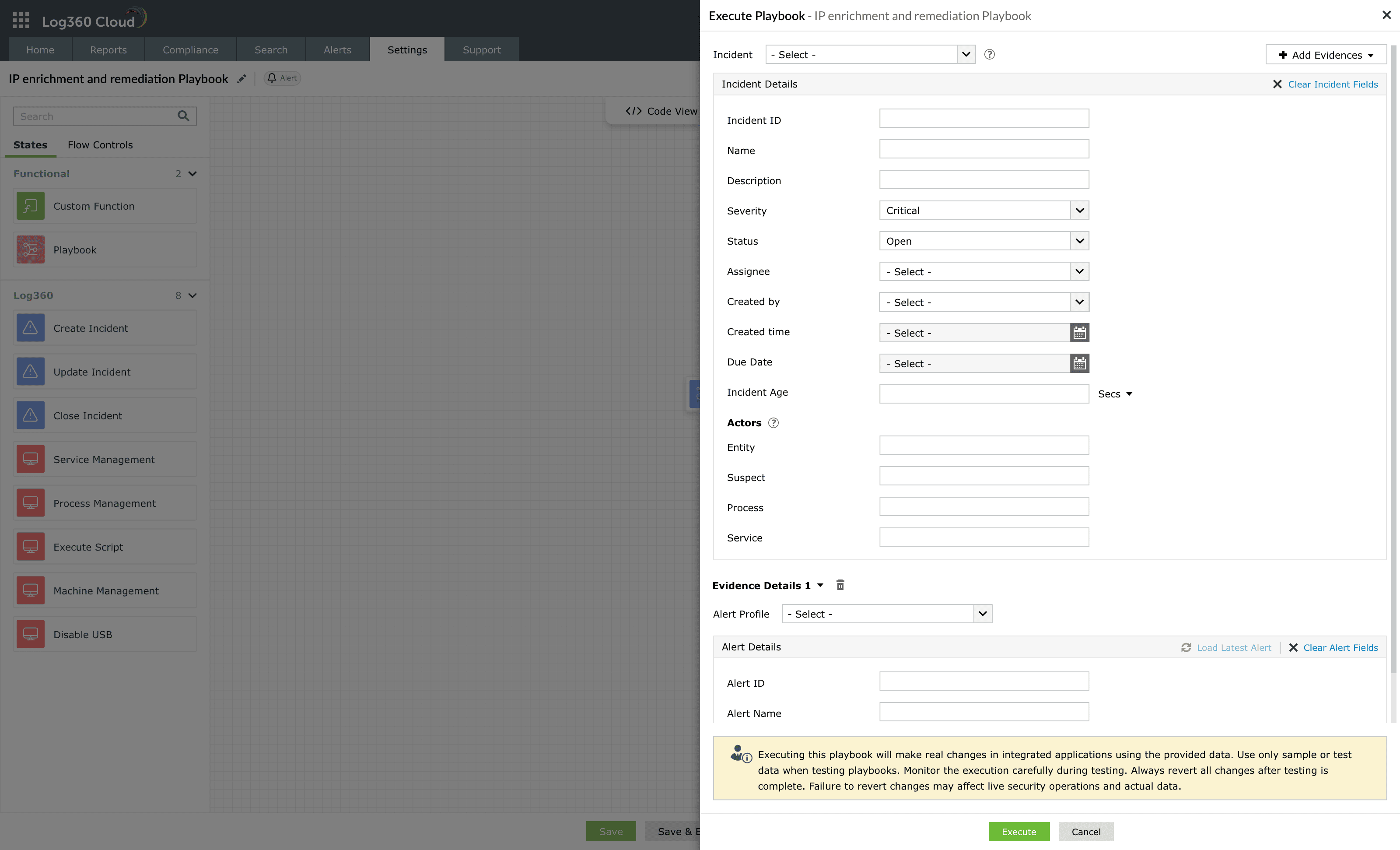 Steps to create a playbook