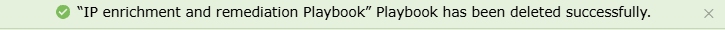 Manage playbooks