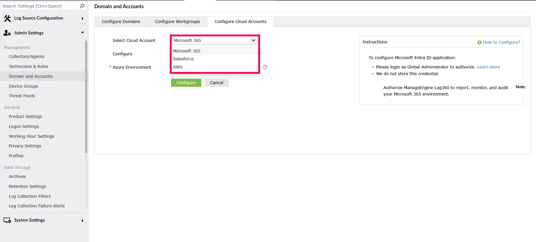 Configuring and Managing
