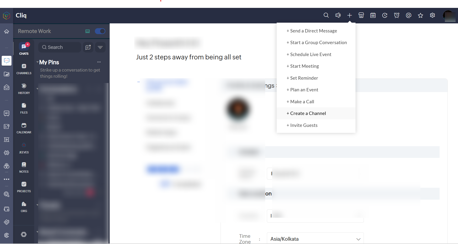 Opmanager-Cliq integration