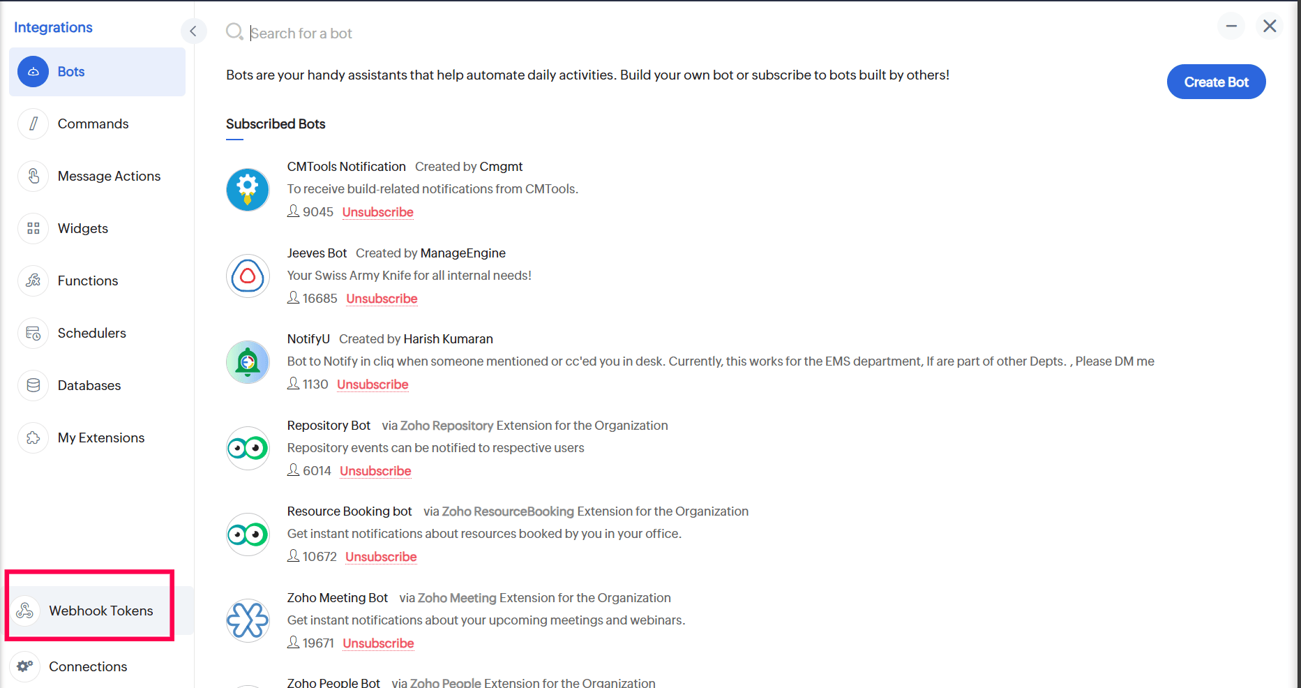 Opmanager-Cliq integration