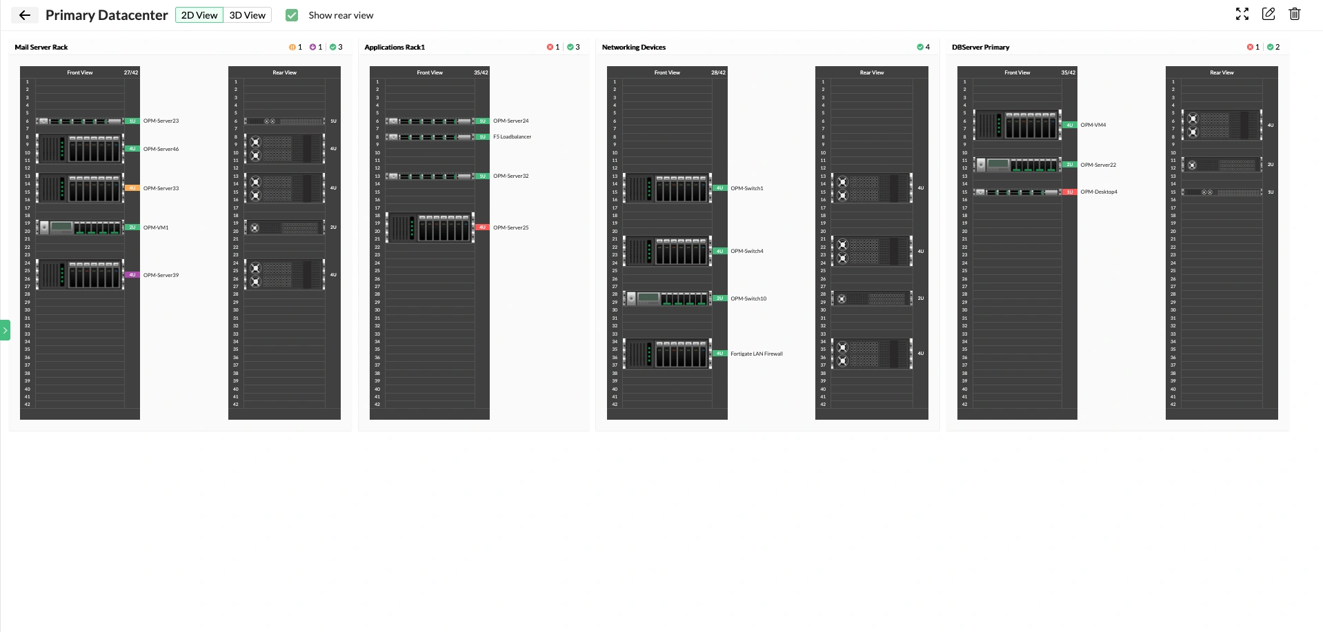 Rack-and-3d view