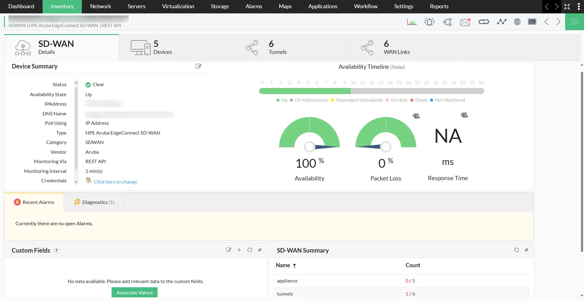 Cisco SD-WAN and firewall monitoring