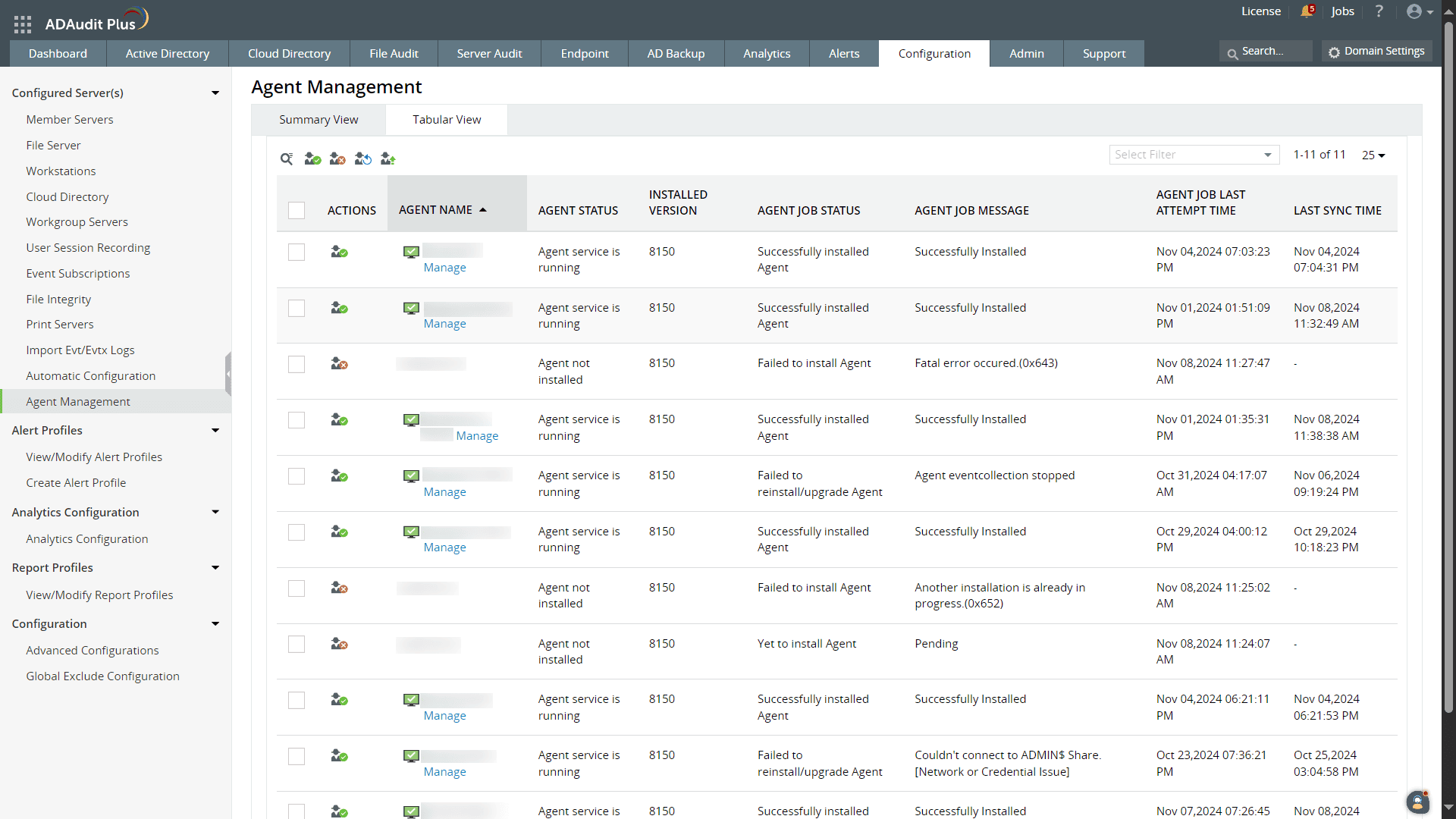 ADAuditPlus Agent Configuration Setup